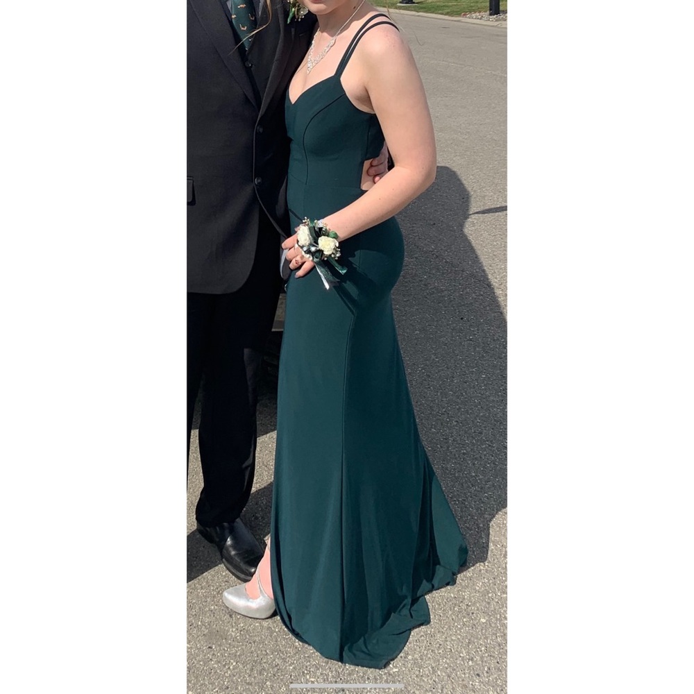 Green formal dress